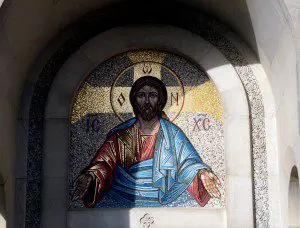 A Mosaic Adorns the Ukrainian Catholic Church, North Philadelphia, PA