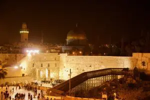 The Kottel at Night, Jerusalem