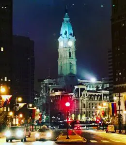 Philadelphia City Hall at Night