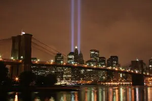Brooklyn Bridge on 9/11 Anniversary
