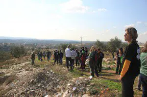Protesters, Bilin, West Bank