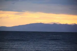 Saudi Arabian Coastline seen from Dahab, Sinai, Egypt