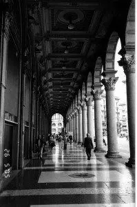 Covered Concourse in Piazza Duomo, Milan, Italy