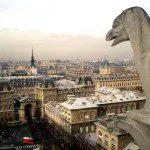 Gargoyle atop Notre Dame Cathedral No. 3, Paris