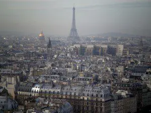 View from Atop Notre Dame Cathedral, Paris