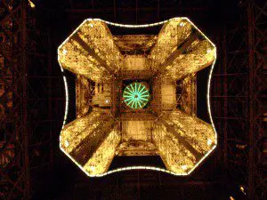 Eiffel Tower viewed from Below, Paris
