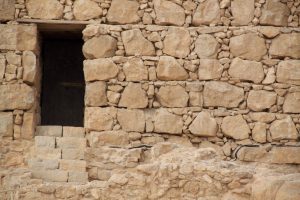 Ancient Stone Dwelling on Masada, Israel