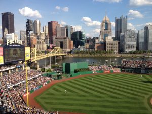 PNC Park with Pittsburgh Skyline View