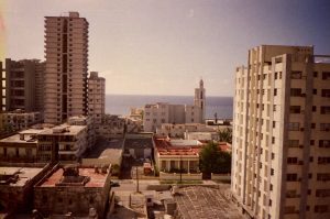 A View of Havana with the Malecon in the Distance, Havana, Cuba