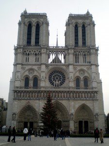 Notre Dame Cathedral Facade, Paris
