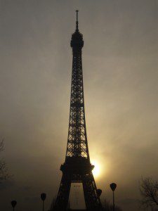 Eiffel Tower Silhouette, Paris