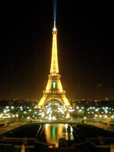 Eiffel Tower at Night, Paris