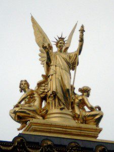 Gold Statue, Paris