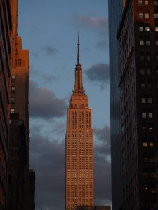 The Empire State Building at Sunset